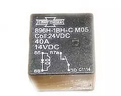 Реле звукого сигнала 896H-1BH-C M05 40А (4 конт.)
