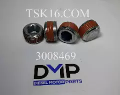 Пробка М26 (3/4 NPT) резьбовая (заглушка) ГБЦ 3008469 - ISFe3.8 (Ориг)